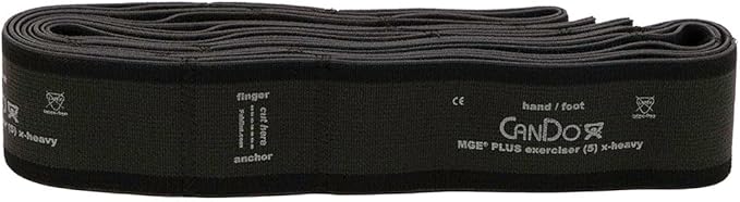 CanDo Multi-Grip Exerciser Plus, 6 Foot Exerciser, 9 Loops,