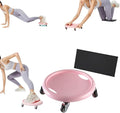Ab Roller Wheel, Women's Multifunctional Abdominal Wheel Board with Mat,360° Rotating,for Home Gym, Full Body Fat Burning & Abdominal Training - Portable Fitness for Women