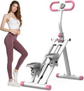 Stair Stepper, 3 Levels Adjustable Resistance Stair Master, Full-Body Exercise Climber Fitness Equipment Foldable, Vertical Climber Workout Machine