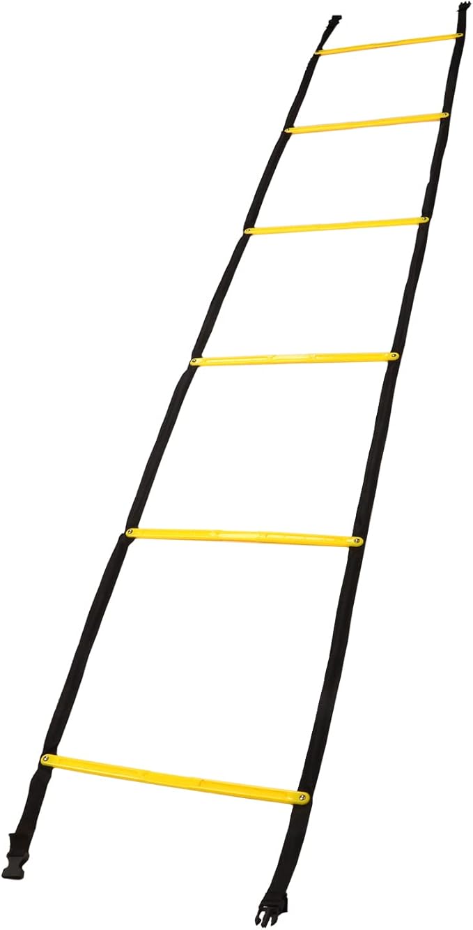 Agility Ladder, Speed Training Equipment with High Density Belt and Non Slip Rungs, for Football Basketball Agility Training to Improve Balance Speed Reflexes, Includes Carry