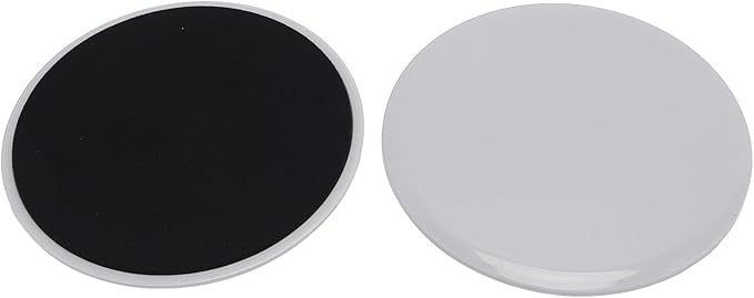 Core Sliders 2pcs, Compact Floor Sliders for Full Body Workout, Home Exercise Equipment - Durable ABS Material, Non Slip Foam Layer, Portable Fitness Discs for Core Strengthening