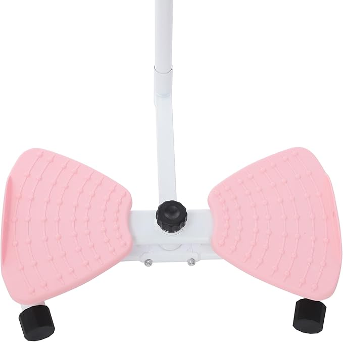 Waist Twister Board - Home Gym Exercise Equipment for Core Workout & Waistline Slimming - 3-Level Adjustable Ab Toner with Pull Cords for Women/Men, 330lbs Capacity