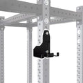 PRx Performance Squat Rack Mounted Olympic Barbell Storage Hanging USA Made Steel Barbell Holder for 3x3 Uprights with 5/8" Holes, Vertical Squat Rack Attachment