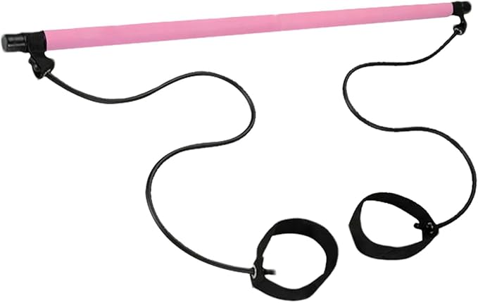 Pilates Sculpting Bar - Pilates Bar Kit, Elastic Fusion Bar Pilates Stretch | Easy Installation Pilates Resistance Bar, Multifunctional Pilates Training Bar, Portable Fitness Supplies for Yoga