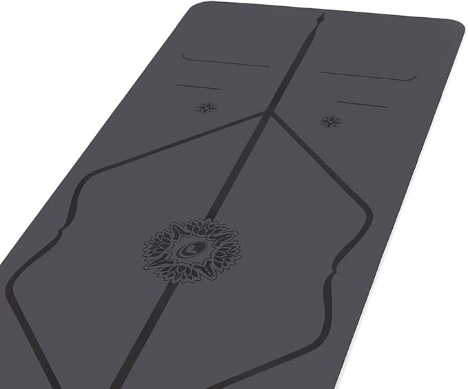 Liforme Special Yoga Mat – Free Yoga Bag Included - Patented Alignment System, Warrior-like Grip, Non-slip, Eco-friendly, Sweat-Resistant, Long, Wide, 4.2mm thick mat for comfort