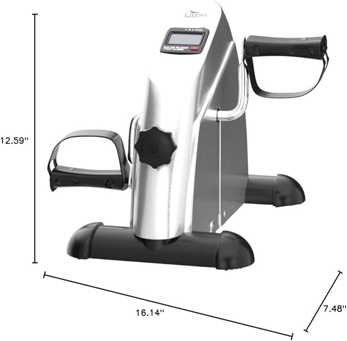 Mini Exercise Bike, Uten Under Desk Bike Pedal Exerciser, Peddler Exerciser