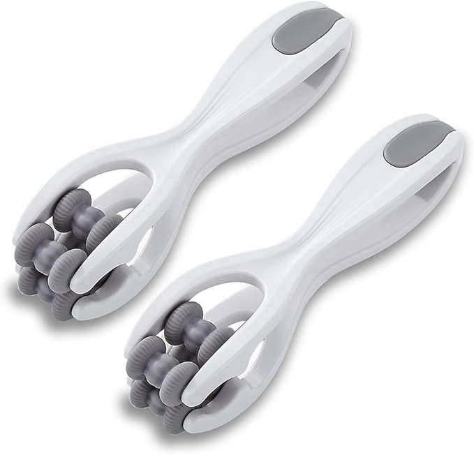 Finger Massage Tools for Finger Hand Massage, Hand Massager for Arthritis and Carpal Tunnel, Silicone Massage Roller for Hands, Palm & Wrist 2pc