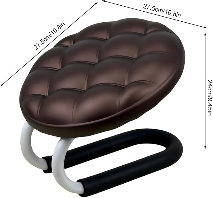 Ergonomic Meditation Bench - Folding Kneeling Stool, Padded Prayer Seat | Adjustable Height Metal Seiza Chair for Relaxation Adults Seniors Beginners Office Zen Room