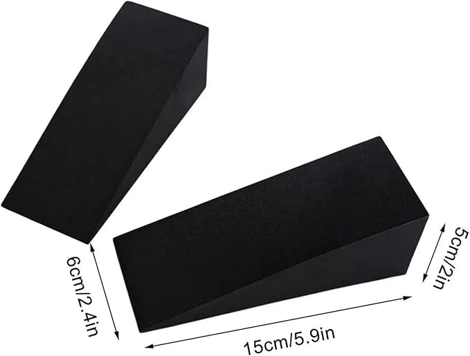 Yoga Foam Wedges 2pairs Yoga Foam Wedge Slanting Board EVA Stretch Slant Boards Block Calf Extender Foot Stretcher