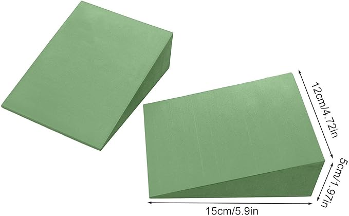 Yoga Foam Wedge Blocks - Calf Stretcher Height Foam Tool, Calf Raise Wrist Support | Professional Squat Knee Pad, Support Foam Incline Stretch Slant Boards for Balance Strength Fitness