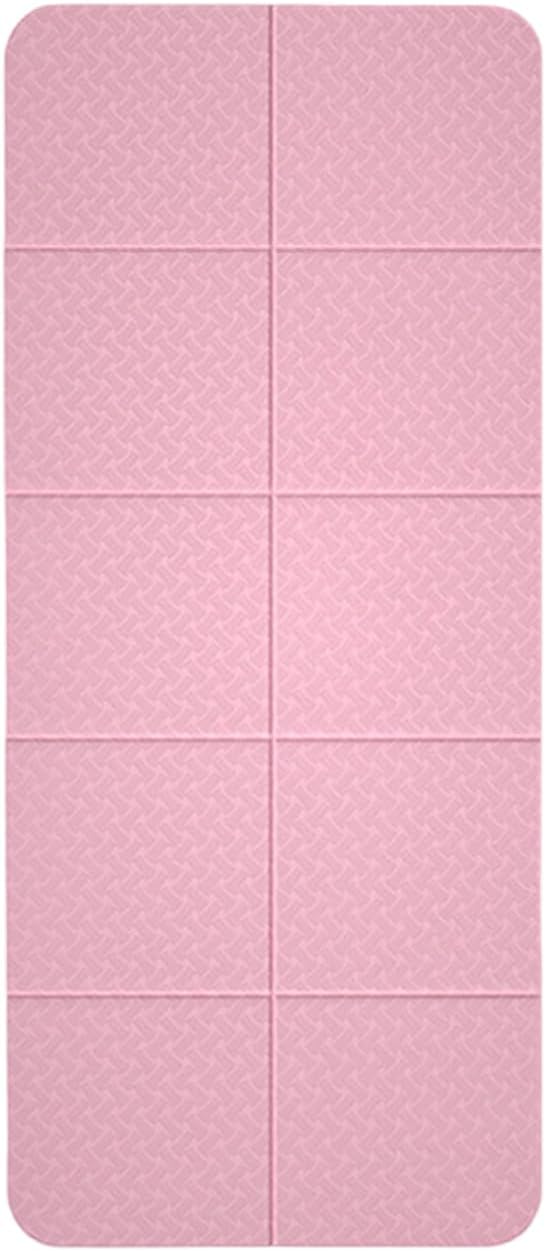 Travel Pilates Mat Nonslip Foldable Gym Workout Mats Fitness Training Pilates Exercise Mat for Women Sports Exercise and for Women
