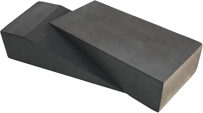 2 Piece Yoga Wedge Blocks Lightweight EVA Foam Wedge Stretch Slant Board for Calf Stretching, Wrist Support, Lower Back Exercise, Gym Fitness, 11.22x6.89x5.91 inch