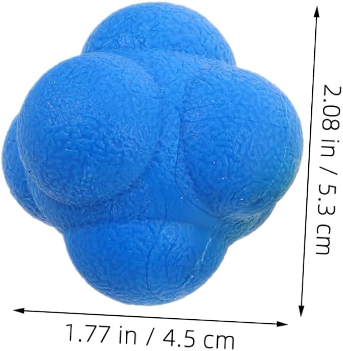 Happyyami 6Pcs Hexagon Reaction Speed Training Balls for Adults Enhance Hand Eye Coordination and Reflexes Durable Agility Balls for Sports and Fitness Versatile Indoor Training