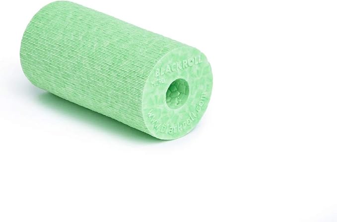 BLACKROLL - Micro Foam Roller, Small Deep Tissue Massage Tool for Feet, Hands, and Arms, Use for Travel, Exercise and Muscle Recovery and Plantar Fasciitis Relief, 6cm (2.3") x 3cm (1.2")
