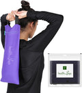 SoulGenie HealthAndYoga™ Yoga Sand Bags - Double Bag with Inner Waterproof Bag - Prop for Adding Weight and Support (Blue)