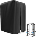 Gym Rack Cover with Waterproof Zipper, Protective Cover for Squat Rack/Weight Lifting Rack/Home Gym Workout Equipment-Indoor or Outdoor