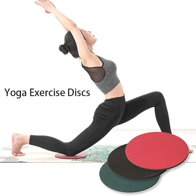Core Sliders for Working Out, Exercise Sliders Disc Gliding Discs, Lightweight and Perfect Fitness Apparatus for Training Abdominal Core Strength, Use on Carpet Wood or Tile