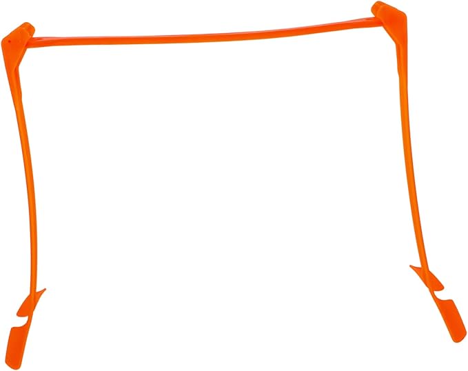 Adjustable Agility Hurdles for Soccer Training Speed Hurdles for Boys and Girls Multi-Functional Practice Equipment for Agility and Skill Development Orange