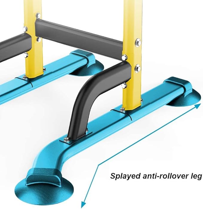SogesHome Power Tower Pull Up Bar and Dip Station, Height Adjustable Dip Stand Exercise Machine for Home Gym, Multi-Functional Free Standing Strength Training Fitness Workout Station