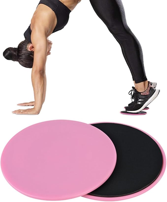 Pilates Board,Sliders,Core Sliders for Working Out,Dual Sided Exercise Gliding Discs Use on Carpet or Hardwood Floors