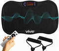 Vive Vibration Plate Exercise Machine - Shake Plate Vibration Platform with Resistance Exercise Bands - Lymphatic Drainage Machine for Shaping, Toning, Wellness, Recovery, and Weight Loss