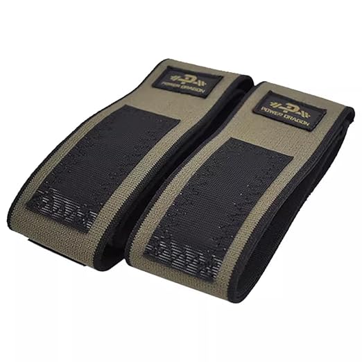 Weightlifting Elbow Wraps (1 Pair) - 90CM（35.4" ） Adjustable Compression Elbow Strap - Joint Support, Powerlifting & Gym Workouts (Men & Women) (Green)