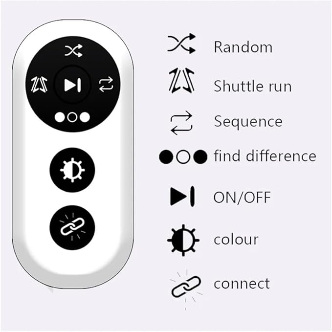 Reaction Training Light - 4 Modes Agile Fitness Light - Hand-Eye Coordination Training for Improve Speed, Agility and Reaction Time(4)