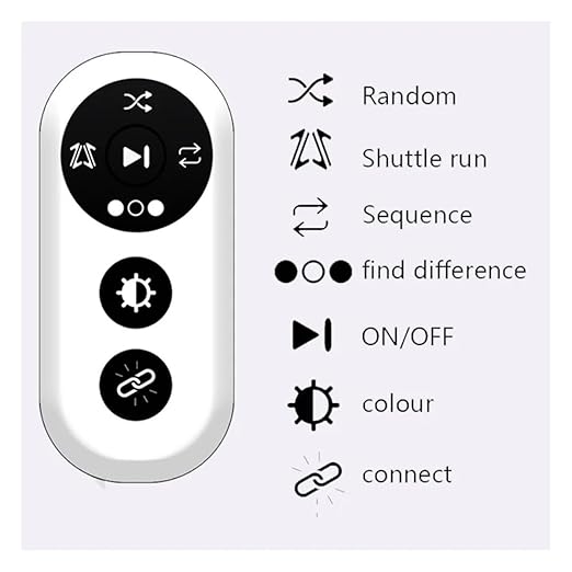 Reaction Training Lights, Speed Agile Reaction Training Lamp for Basketball Football Boxing Handball - USB Charging(4)