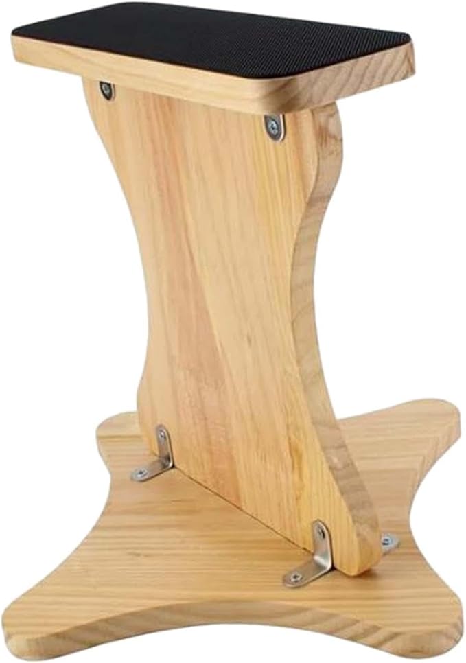 Cheerleading Balance Trainer, Wooden Cheer Flyer Stand Accessory, Versatile Athletic Balance Board, Improve Balance Flexibility Trainer for Sports Home Gym Flexibility Core Strength