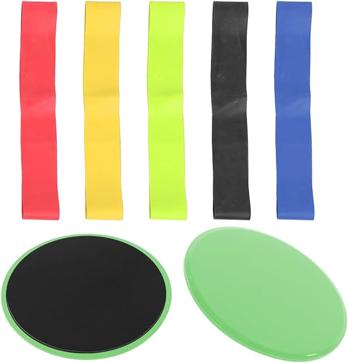 Fitness Sliding Disc Workout Equipment Core Slider Exercise Training Disks for Home Gym Street Workout ABS Material Pink Black Red Blue Green Orange 2 Pack