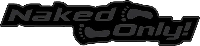 Naked Feet Only Decal Non-Slip EVA Foam Decal for Boat Gunwales & Ladders, 6mm Brushed Marine Grade Anti-Skid Adhesive Pads SeaDek Technology - Black/Gray