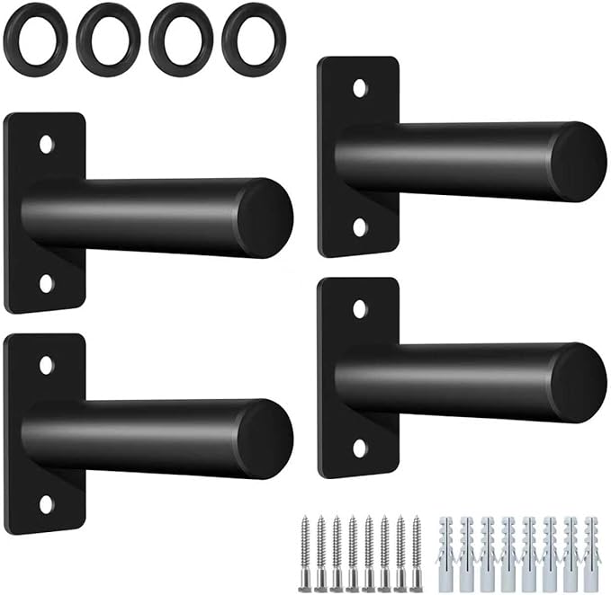EVERYMATE Weight Plate Holder: Wall Mounted Weight Rack Storage for Olympic Weight Plate,Home Gym Organizer