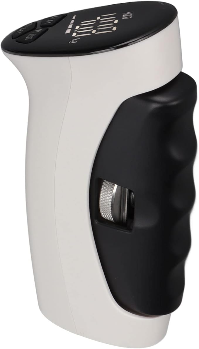 Hand Dynamometer Grip Strength Trainer, Electronic Hand Grip Strength Tester, LED Display Adjustable Grip Distance Digital Hand Grip Strength Dynamometer for Sport Home School