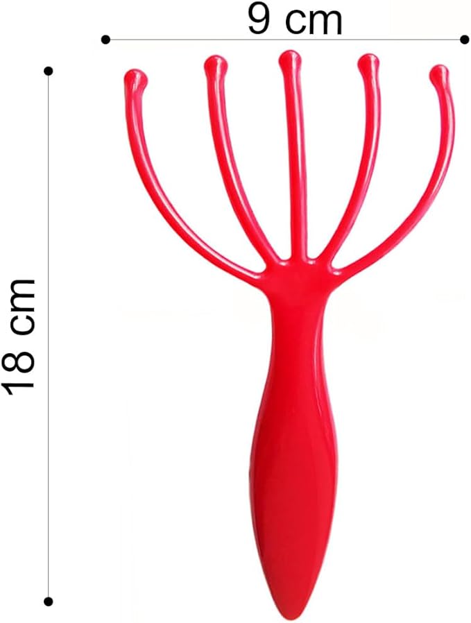 Head Massager - 2pcs, Hand held Scalp Massager, Deep Relaxation & Stress Suitable for Home, Office and Travel