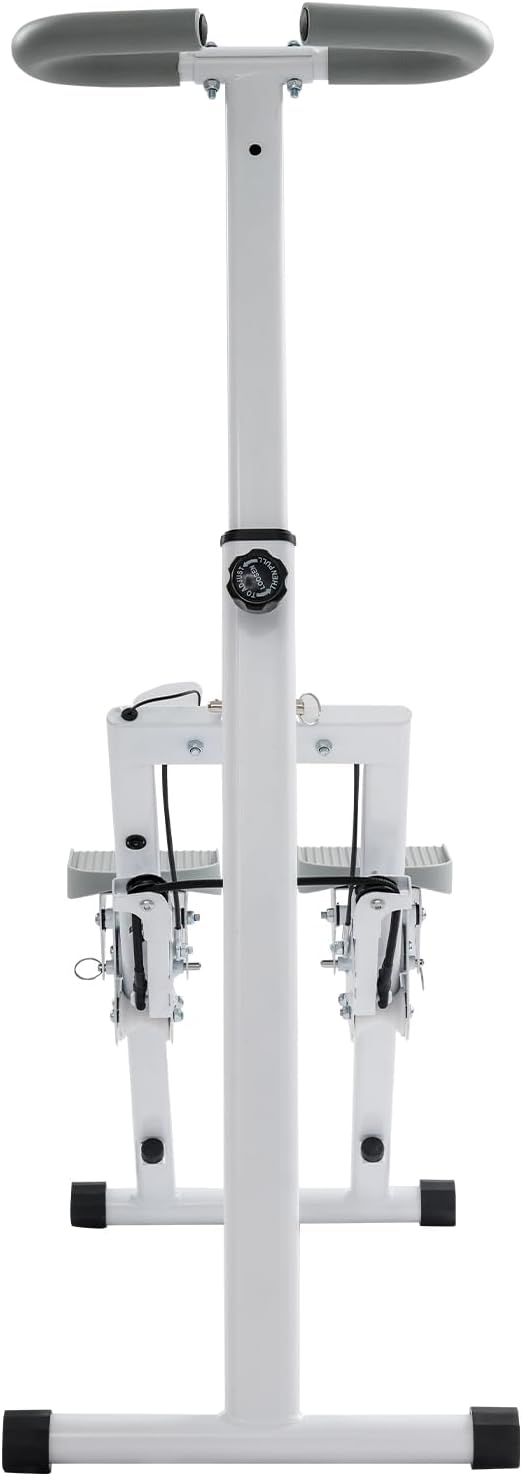 Foldable Stair Stepper Climber with Non-Battery Counter, 1.2mm Carbon Steel Frame, 220LBS Capacity, 3-Level Adjustable Pedals for Home Gym Full Body Workout