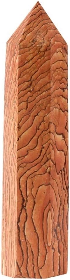Meditation Home 1PCS Natural Wood Graphite Crystal Column Original Stone Grinding Single Meditation Cure six Prism Decoration (Size : 2pcs)