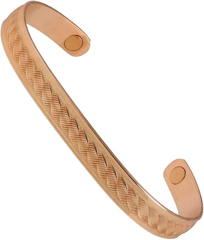 Sabona Copper Rope Magnetic Wristband, Copper Wristband, Large, 6.5”