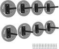 Wall Mounted Weight Plate Holder,Weight Plate Rack for for All Size Bumper Plates, Max Weight Capacity 300 Lb, Home Gym Organizer