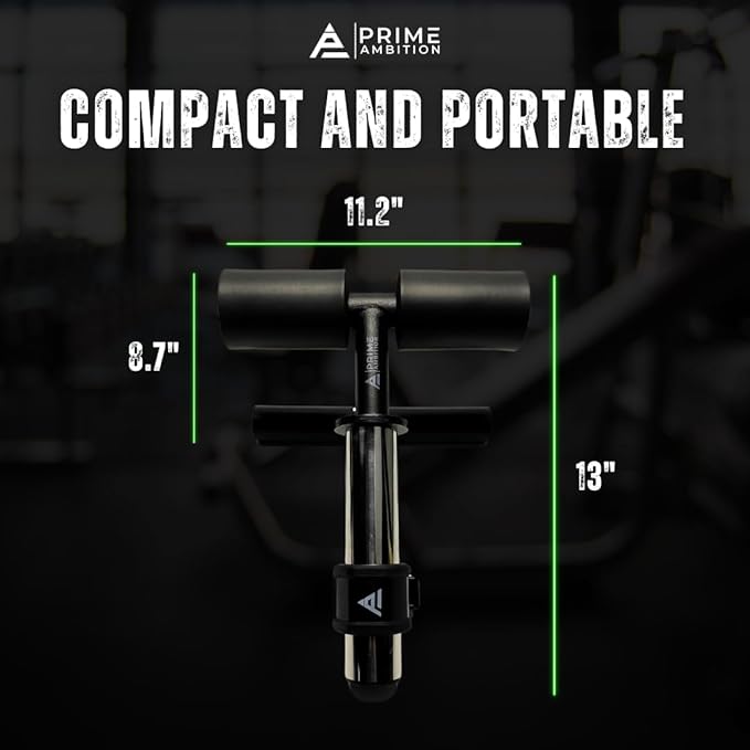 Premium Tib Bar Calf Workout Equipment - Anterior Tibialis Trainer Tibia Dorsi Calf Raise Machine - Tibialis Bar Knees Over Toes Equipment for Calves/Shins/Ankles, Fits 2" Olympic Weight Plates