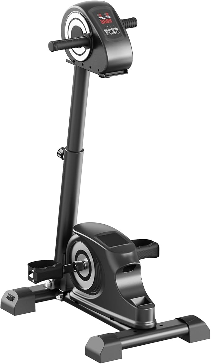 Electric Rehabilitation Exercise Bike, arm and Leg Motorized Pedal Exerciser and Rehabilitation Trainer, Suitable for Knee, Foot, and arm Rehabilitation.