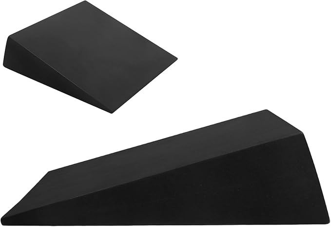Calf Stretch Wedge – Foam Squat Board, Professional Workout Equipment | High-Density Portable Exercise Accessory For Men Women Improve Balance Flexibility Strength Home Gym Fitness Training