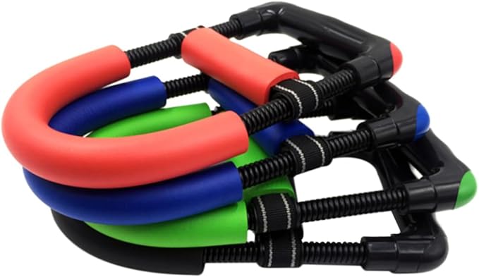 BESPORTBLE Hand Strength Training Device Grip Trainer Core Wrist Strengthener Hand Exerciser Grip Strengthener Aluminum Handles for Climbers Weightlifters and Athletes Red