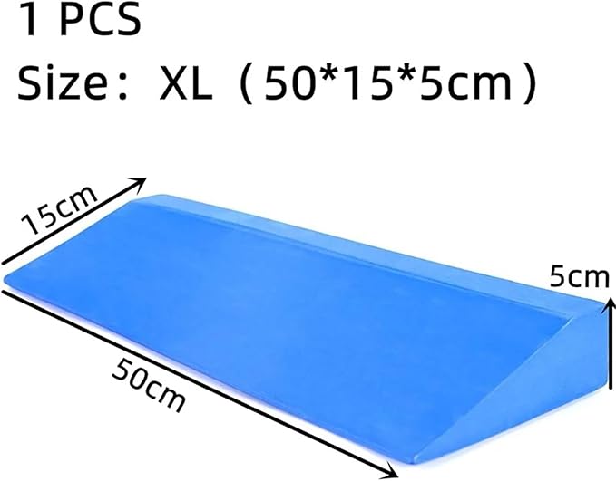 Yoga Wedge Block 1Pcs Yoga Wedge Blocks Foam Stretch Slant Boards Exercise Block Pilates Squats Fitness Accessories For Home Practice,Physical Therapy,Pilates.