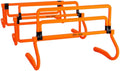 Multi Level Mini Speed and Agility Hurdles – Pack of 3 Orange Height Adjustable Multi Sports Hurdles 6 Inches, 9 Inches and 12 Inches - Light Weight Carry Bag Included.