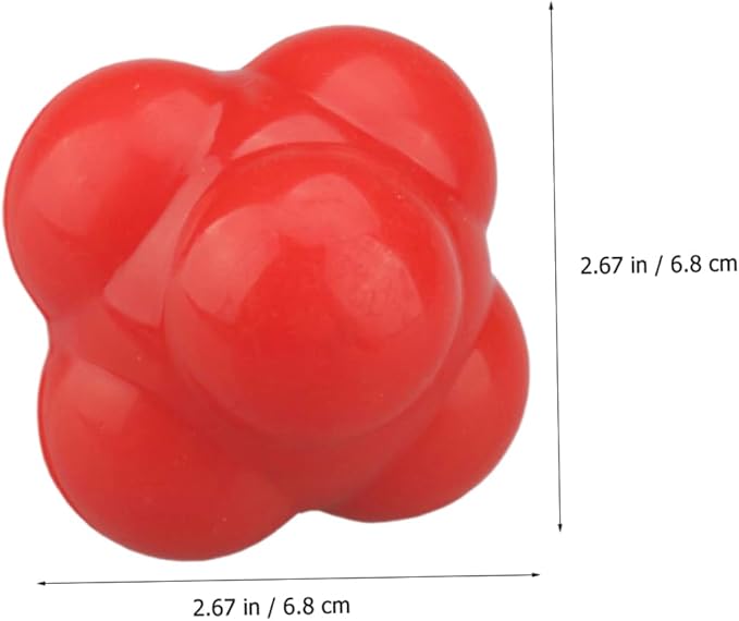 Hexagonal Agility Training Ball Durable Exercise Ball for Fitness Coordination and Reaction Training for