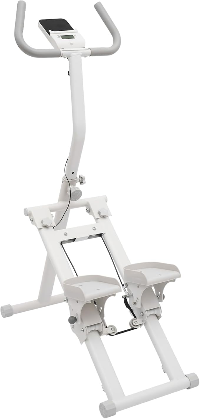 Foldable Stair Stepper Machine for Home – Vertical Climber with Adjustable Resistance, Digital Monitor & Non-Slip Pedals – 264 lbs Capacity, Space-Saving Design for Full-Body Workout