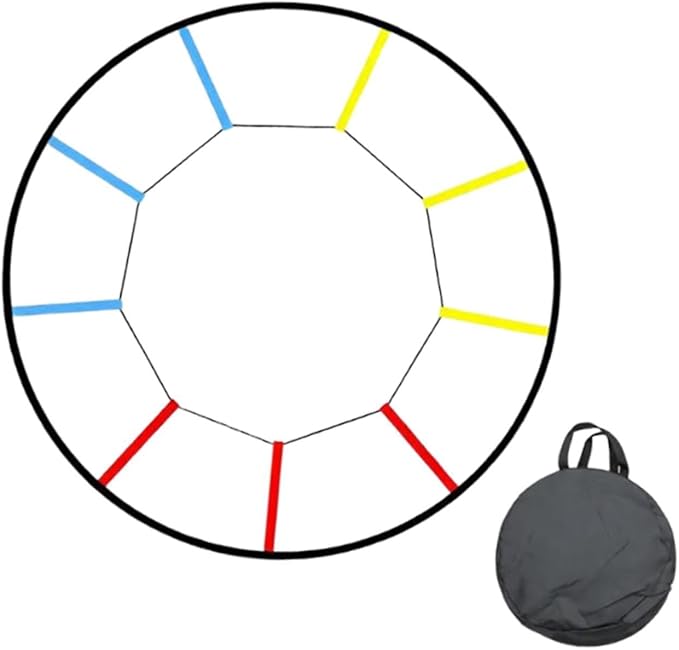 Round Agility Ladder Footwork Ladder Improves Coordination Sturdy for Kids Adults Speed Training Equipment for Soccer