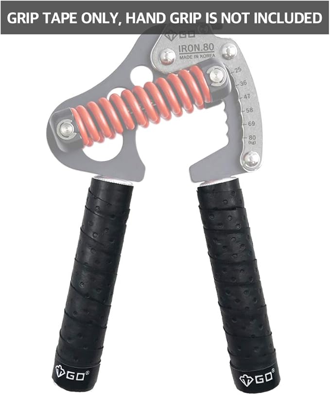 GD Grip Tape (3 Colors), Grip Tape for Hand Grip Strengthener, Non-Slip Tape, GD IRON GRIP, Overgrip, Reduce Pain and Injury Recovery