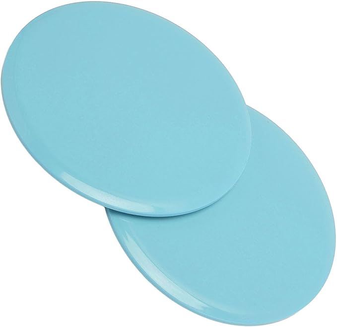 Fabater Core Sliders, Dual Sided ABS Foam 2 Pack Exercise Sliders, Pilates with Non Slip Surface for Carpet Hardwood Floors Home Gym Workout Equipment