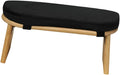 Meditation Bench Prayer Bench Removable Ergonomic Foldable Bamboo Kneeling Stool Stool for Office Bedroom Tea Ceremony(Black)